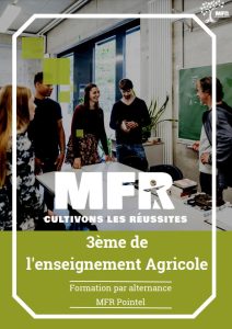 Couverture du catalogue de formation pour la 3ème de l'enseignement agricole