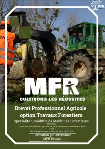 Couverture du catalogue de formation BPA Conduite de machines forestières