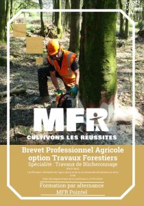 Couverture du catalogue de formation BPA travaux forestiers