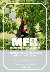 Couverture du catalogue de formation arboriste élagueur 2024